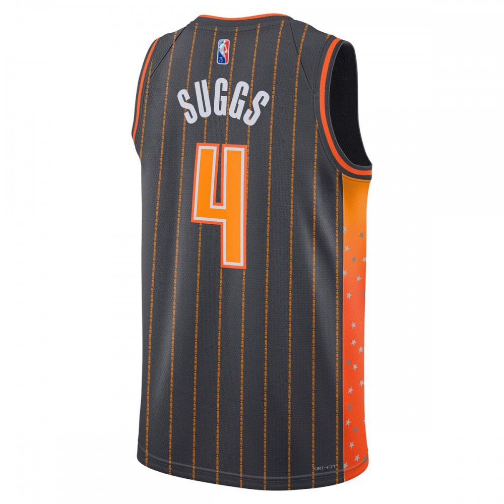 Jalen Suggs Orlando Magic 2021/22 Swingman Jersey - City Edition - Anthracite-Pro Kit Vault | Brand New 26/27 Sports Jerseys